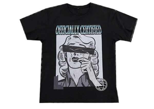 THE CRYING FIONA TEE-BLACK